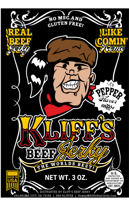 Kliff's Beef Jerky Pepper - Image 2